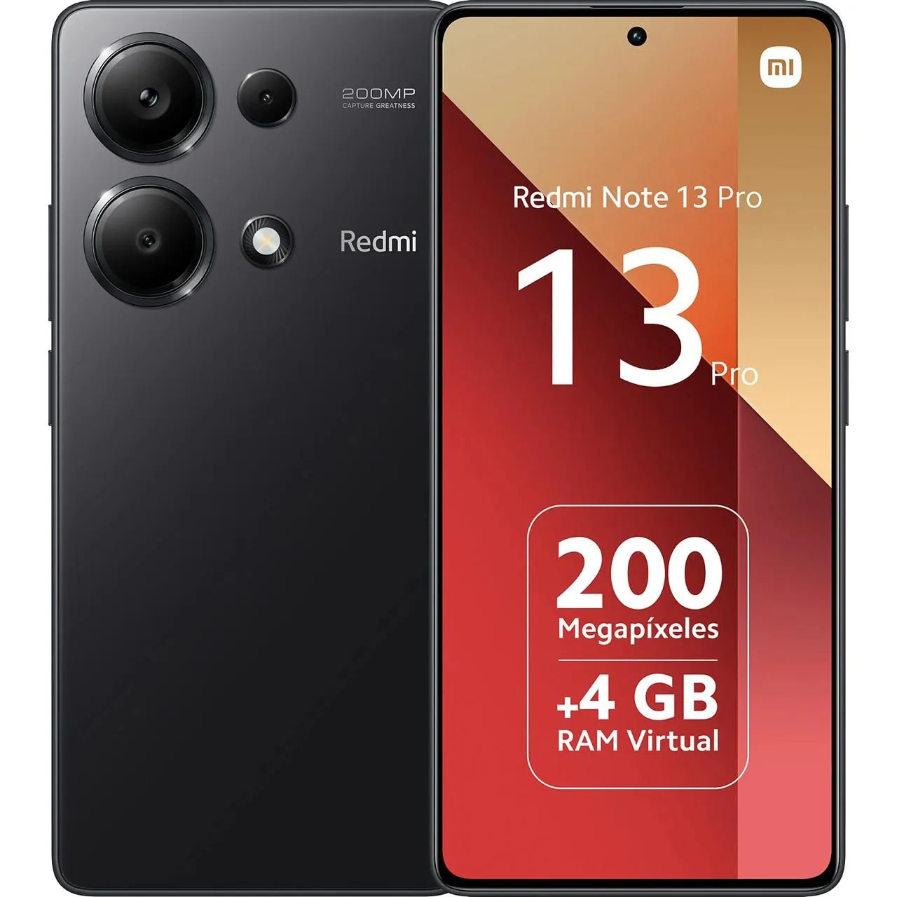 Celular Redmi Note 13 Pro 256/8 Ram +Audifonos Negro