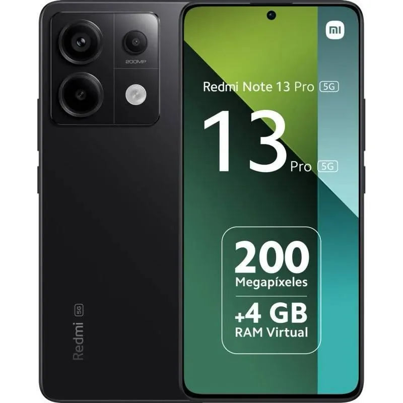 Celular Redmi Note 13 Pro 256/8 Ram +Audifonos Negro