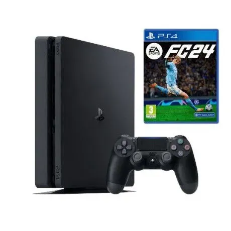 Playstation 4 Slim 1 Tera Usada+FIFA 24 Fisico +Garantia 6 Meses+Forro Control