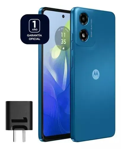 Celular Moto G04S 128GB +Audifonos+Garantia Azul