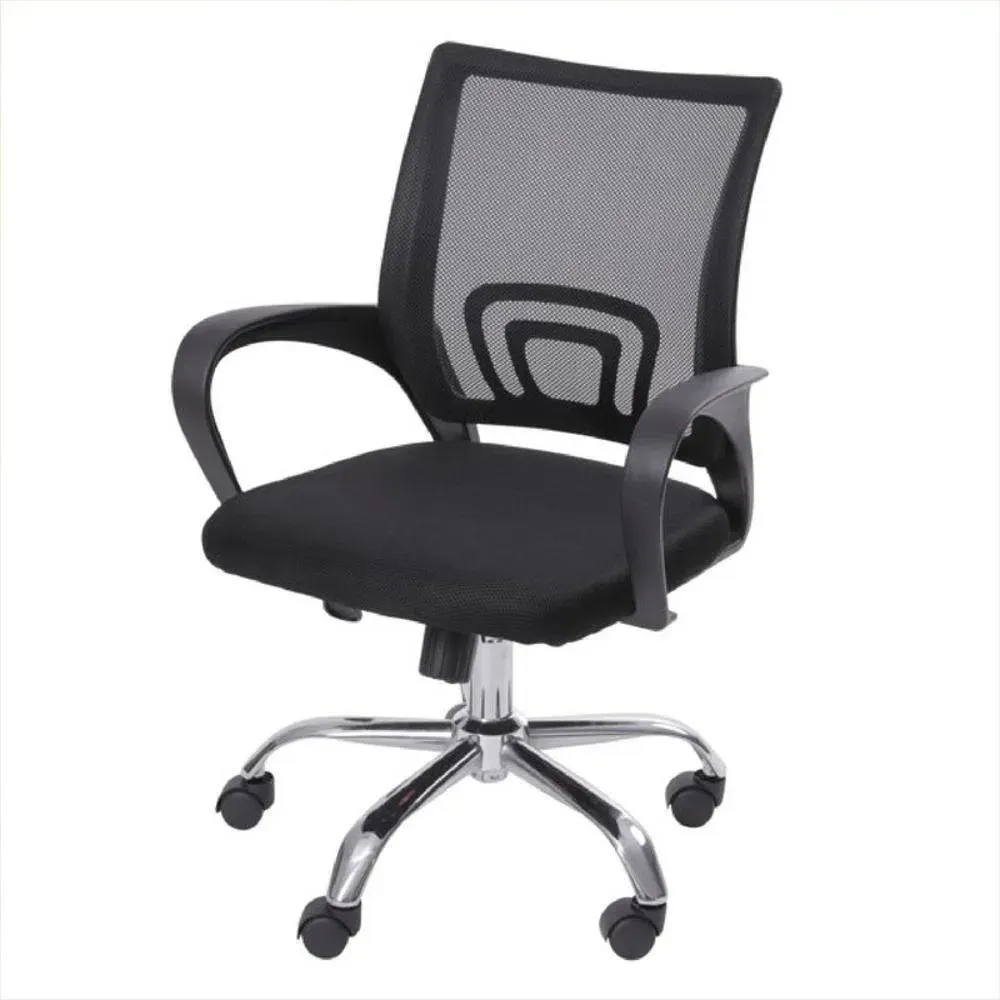 Silla Oficina Ejecutiva Secretaria Giratoria Ergonomica Negra