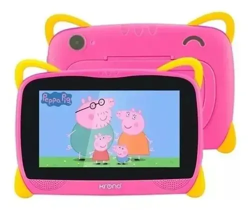 Tablet Para Niños 3gb De Ram X 32 Programas Didácticos Color Rosada