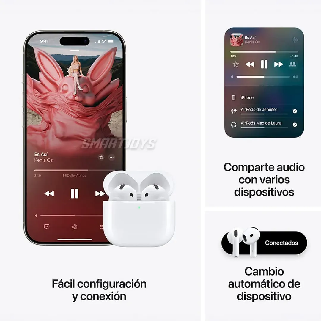 Audifonos AirPods 4 Generación Calidad 1.1