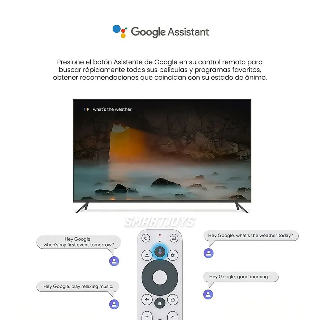 Convertidor Smart TV Stick Watch Onn Full HD Original Control De Voz Google TV