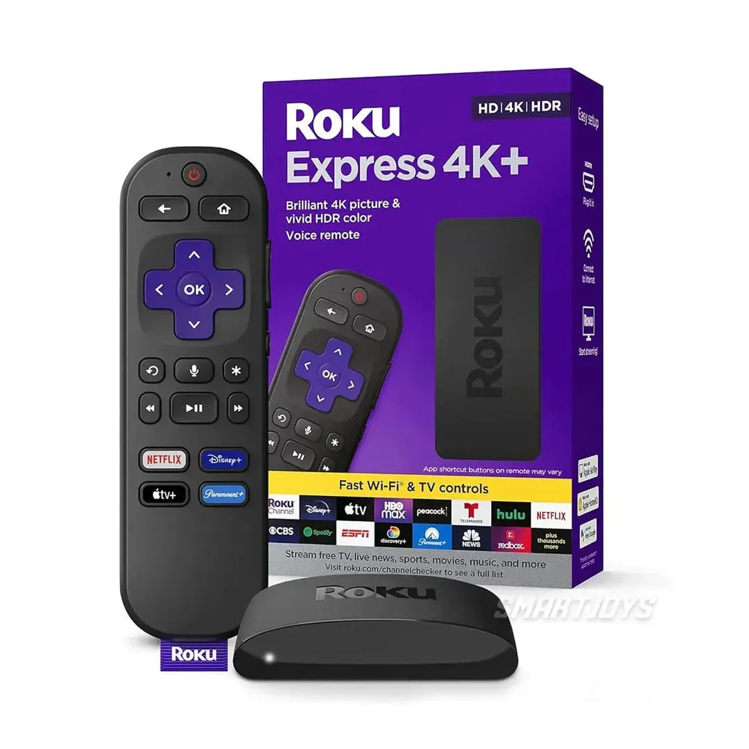 Convertidor Smart TV Roku Express 4K Comando De Voz