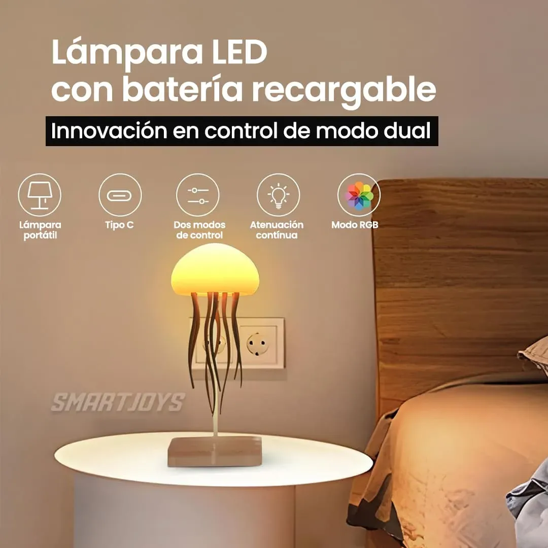 Lampara Medusa Aurora con Movimiento