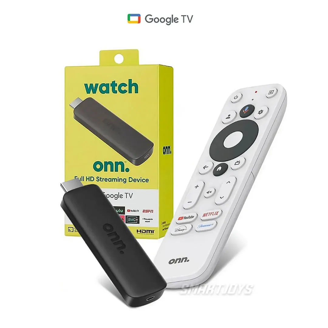 Convertidor Smart TV Stick Watch Onn Full HD Original Control De Voz Google TV