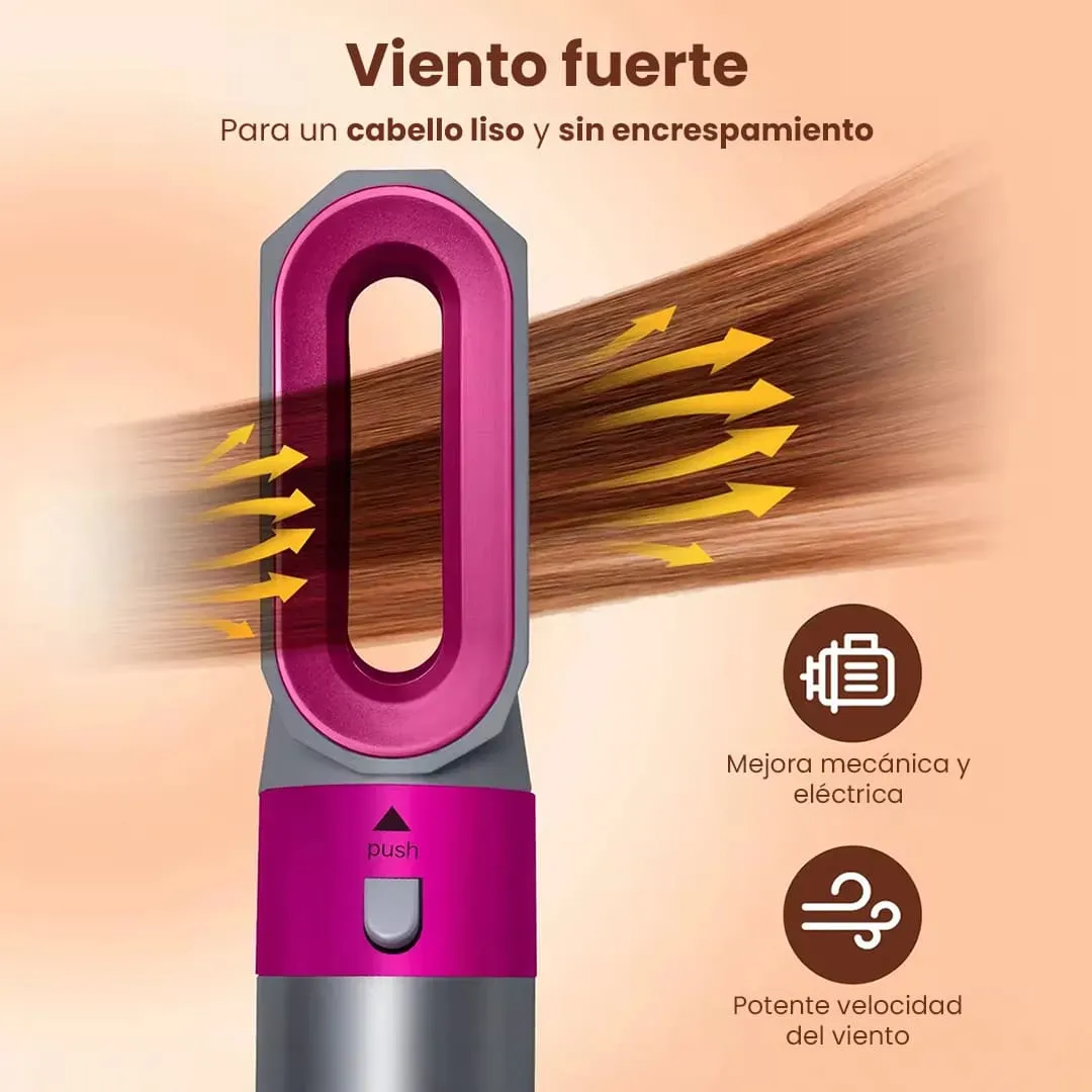 Cepillo Para El Cabello Electrico Multifuncional 5 en 1