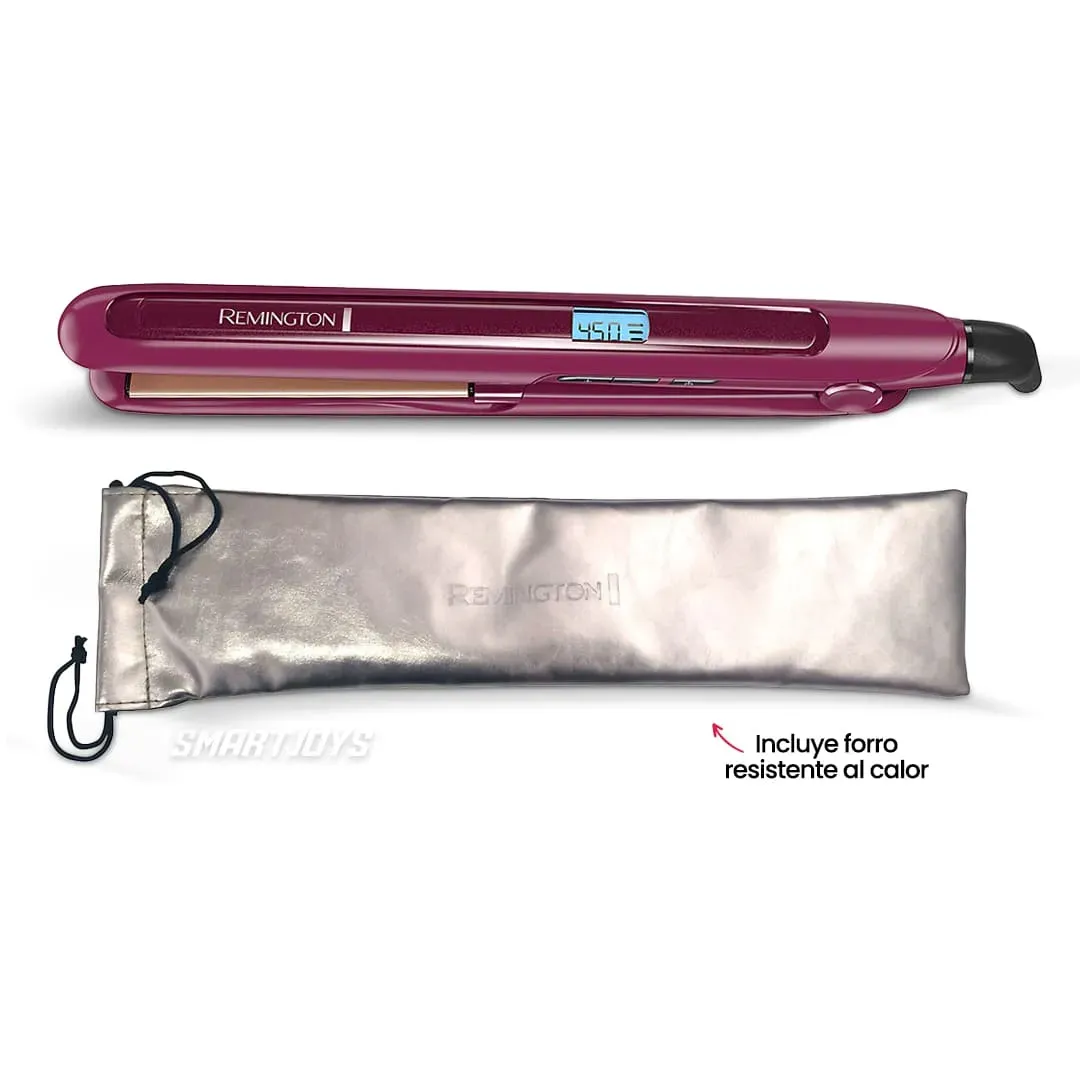 Plancha de Cabello Remington Triple Infusión Keratina Argán Macadamia S7740