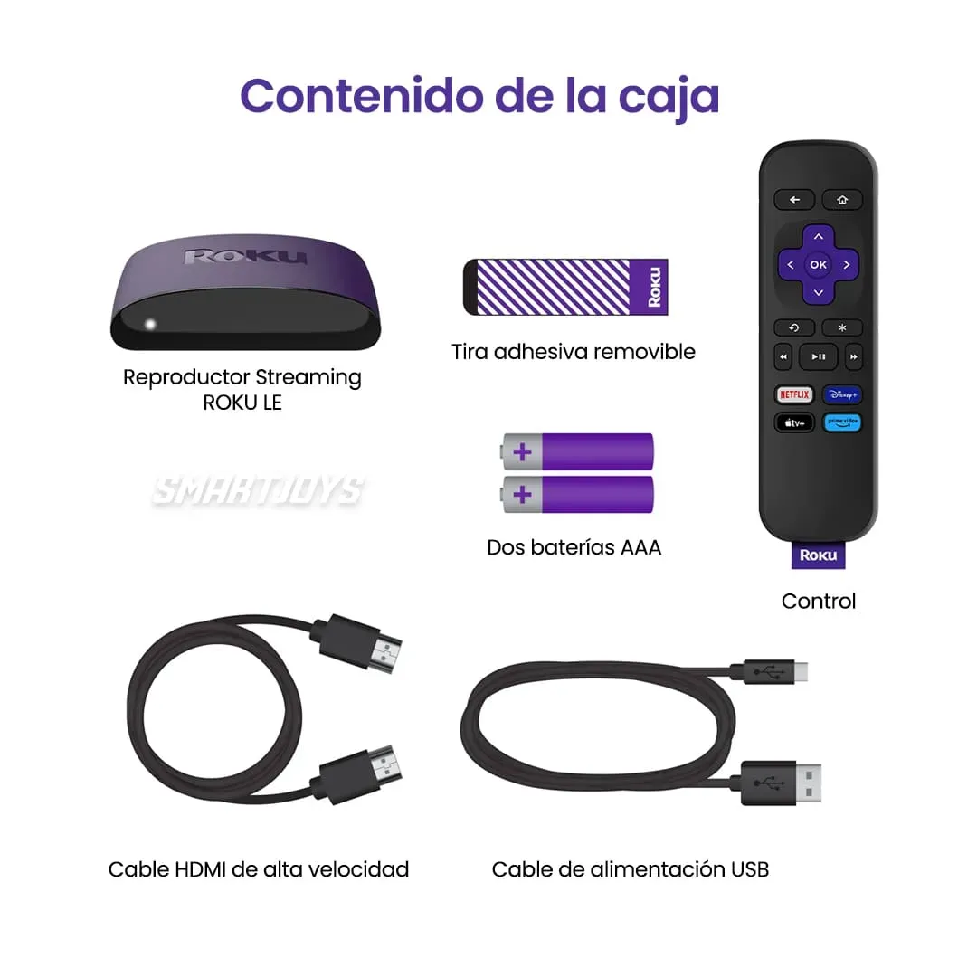 Convertidor Smart TV Roku Le