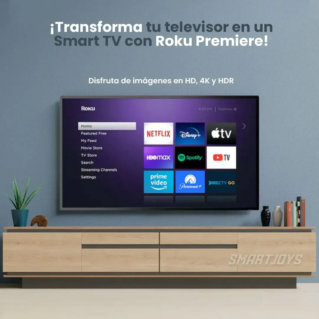 Convertidor Smart TV Roku Premier