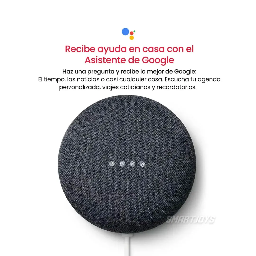 Parlante Inteligente Google Nest Mini 2da Generación Asistente De Voz