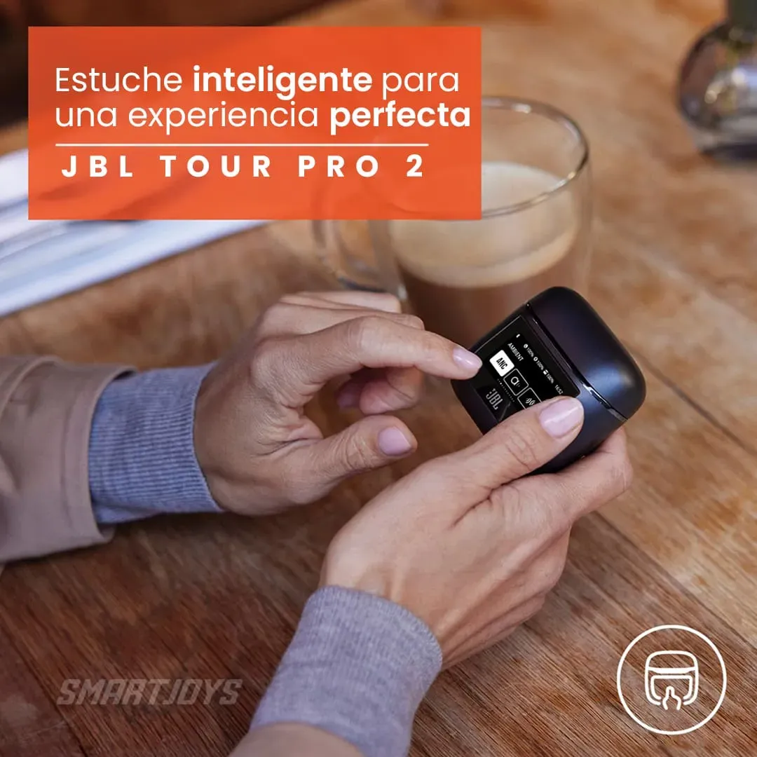 Audífonos JBL Tour Pro 2 Calidad 1.1 Con Pantalla Táctil - Negro