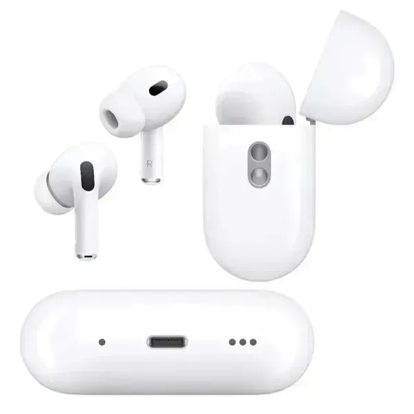 Audifonos Inalambricos Airpods Pro 2 Con ANC 1.1 + Cargador Iphone 15 Pro Max Carga Rapida 35w Tipo C