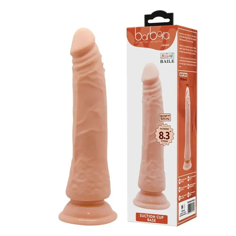 Consolador Dildo Barbara Ammut 8.3” Textura Suave