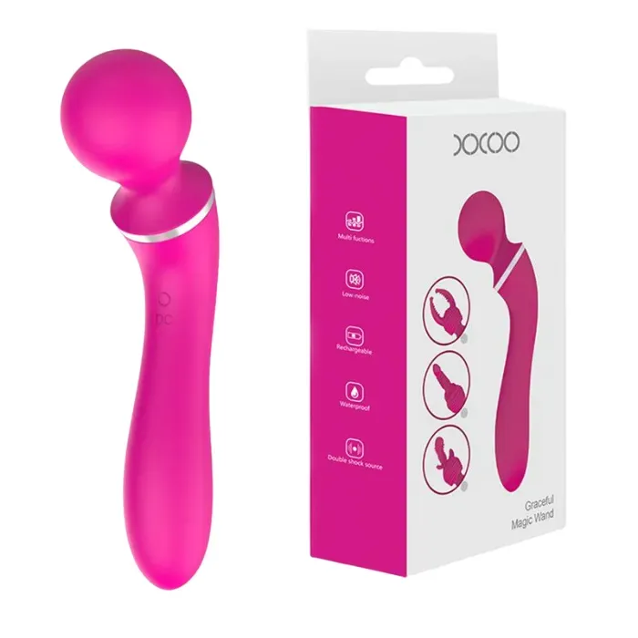 Vibrador Y Masajeador De Clitoris Hitachi Con Fundas Intercambiables