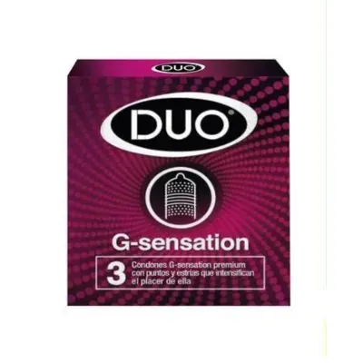 *4 Condones Duo Preservativo *3 Unidades C/u