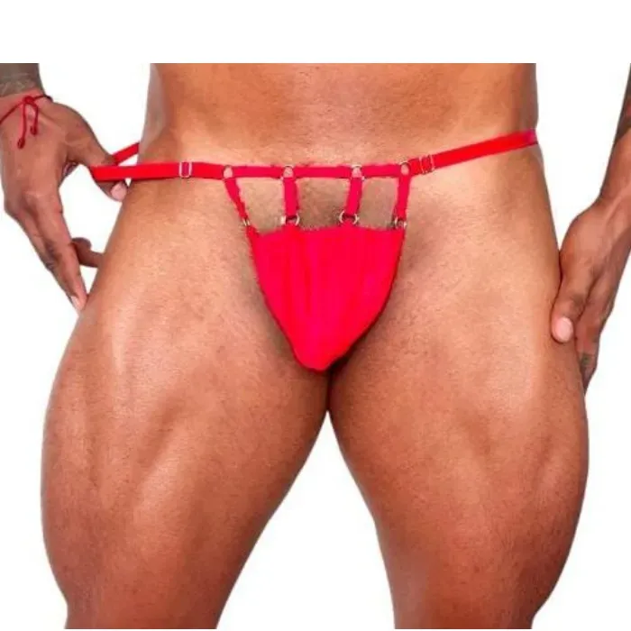 Lenceria Erotica Masculina Para Hombre Sexy Dilan Rojo