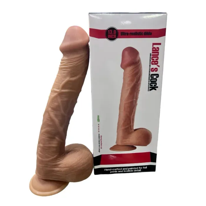 Dildo Consolador Ultra Realista Gigante 33 Cm