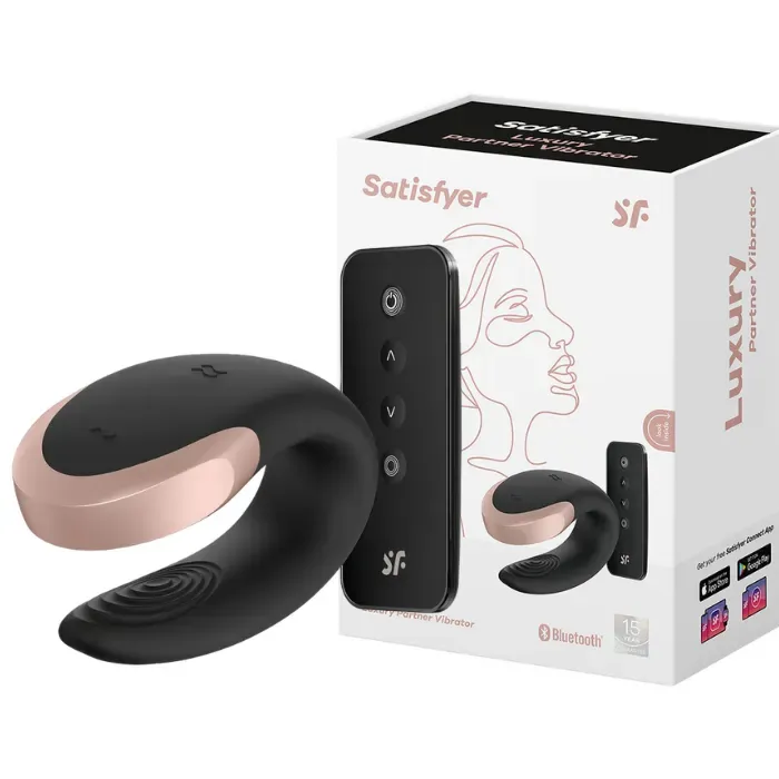 SATISFYER Vibrador Double Love Con App Y Control Inalambrico De Lujo Doble Estimulacion 