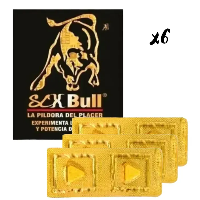 Sex Bull Potencializador Sexual *6 Unidades