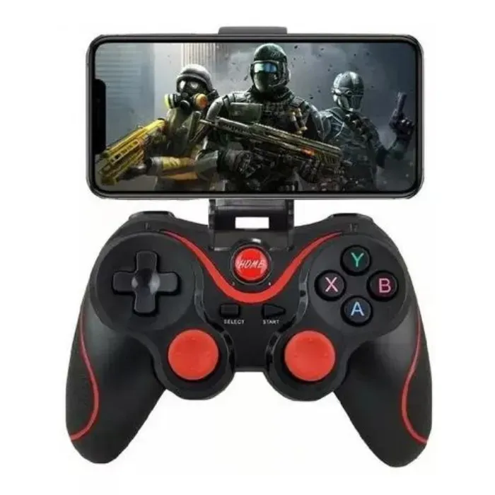 Control Inalámbrico Bluetooth Para Juegos Joystick Y Gamepad Android Ios Color Negro