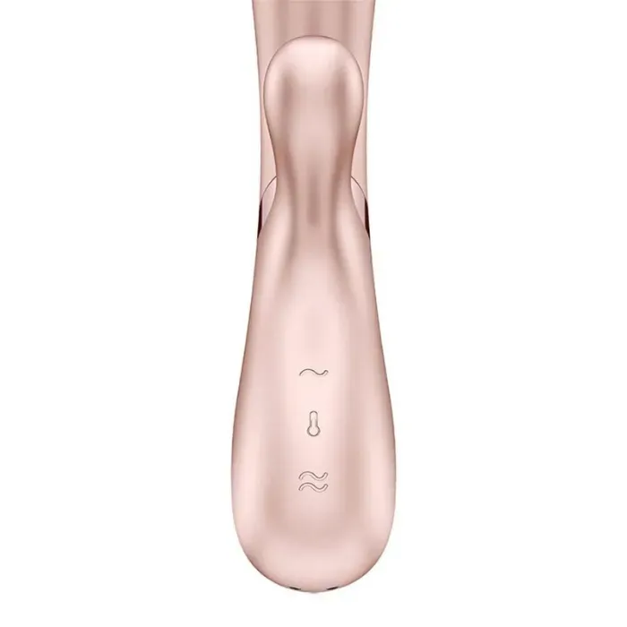 Satisfyer Hot Lover Vibrador Consolador Termico Y Con App Bluetooth + Lubricante Neutro A Base De Agua Osly Intimy 30 Ml