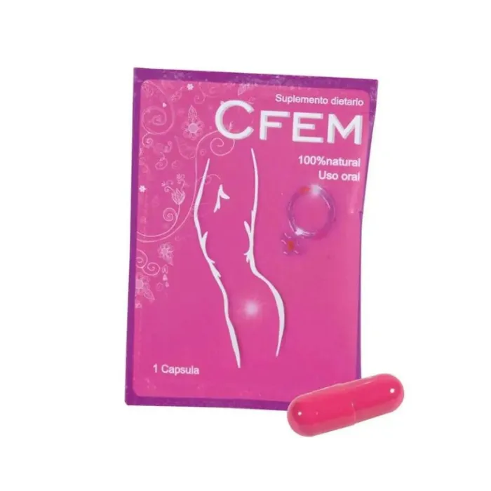  Vibrador Doble Estimulo Clitoris Y Punto G Con 12 Modo De Vibracion (Recargable) + Potenciador Sexual Femenino Cfem 1 Cápsula 