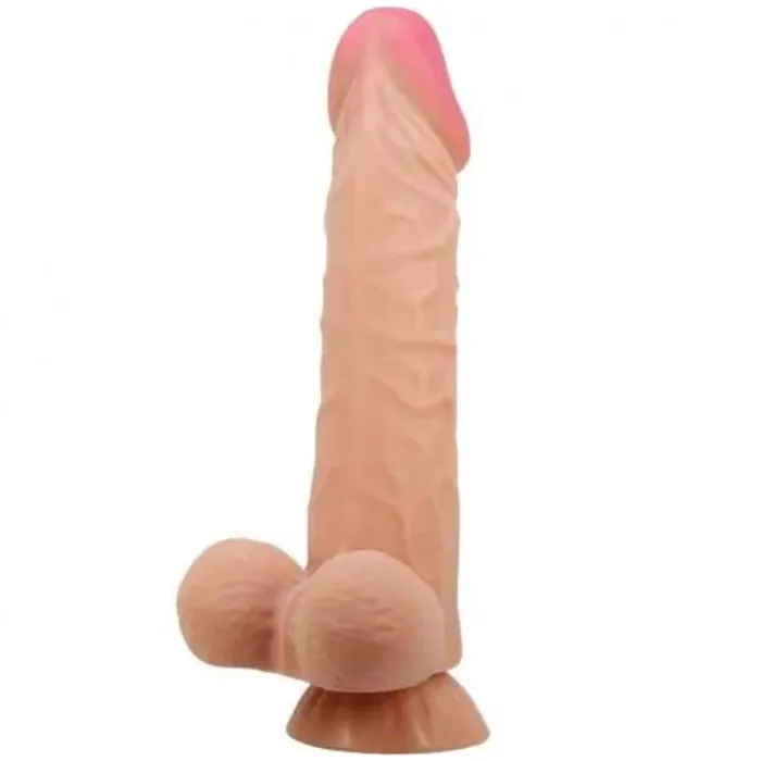 Dildo Vibrador Consolador Ultra Realista Con Piel Deslizable Y Control Alambrico