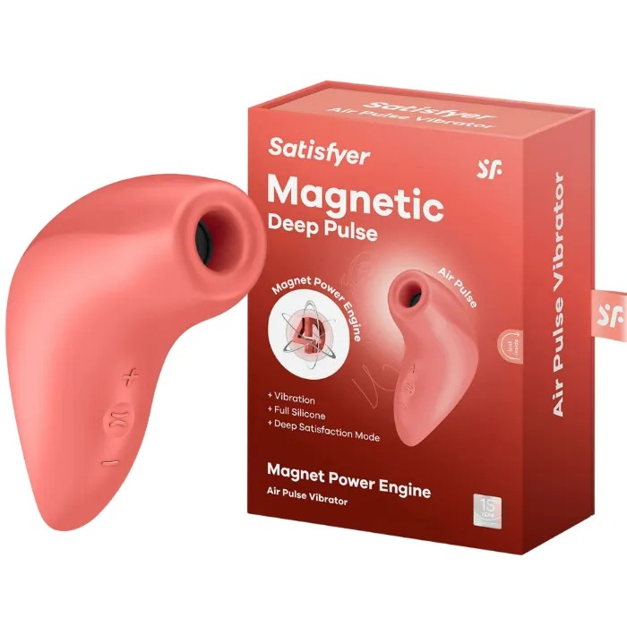 Satisfyer Vibrador Succionador Magnetic Deep Pulse