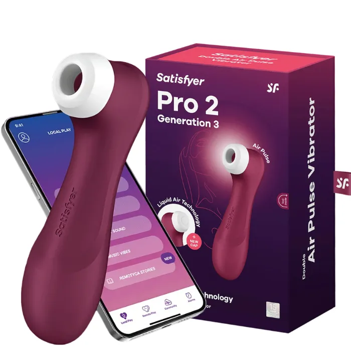 Satisfyer Pro 2 Succionador De Clitoris  Generation 3 Interactivo Control Por App Y Bluetooth Larga Distancia