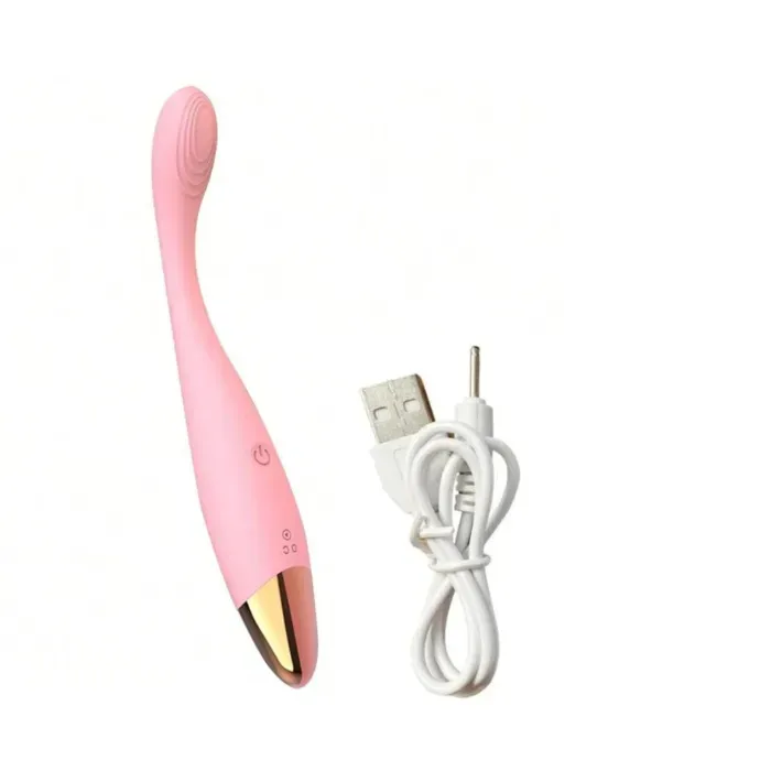 Vibrador Consolador Punto G Estimulador De Clitoris 12 Modo De Vibracion (Recargable) De Lujo Sagan + Multiorgasmo Intenso Efecto X 30ml