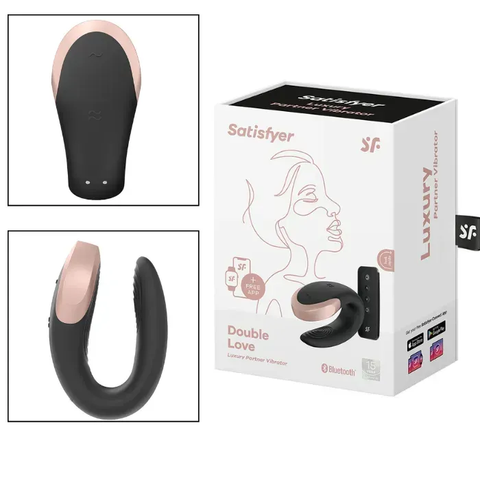 SATISFYER Vibrador Double Love Con App Y Control Inalambrico De Lujo Doble Estimulacion 