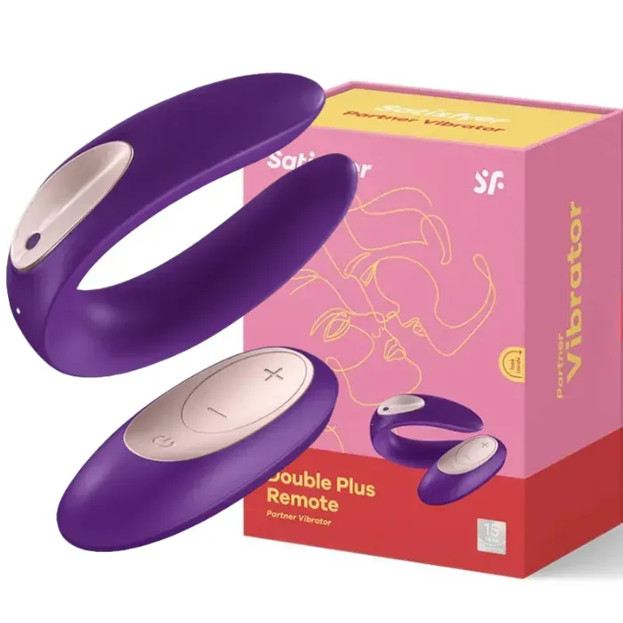 SATISFYER  Vibrador  Double Plus Remote Doble  Estimulacion 