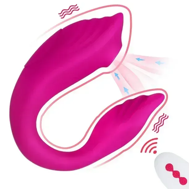 Vibrador Succionador 2 En 1 HELMUT