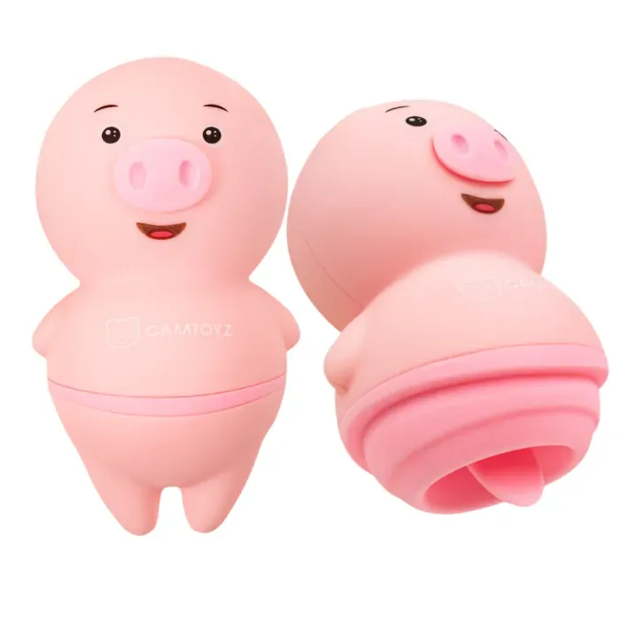 Vibrador Lengua Estimulador De Clitoris Cerdito (Recargable) Pigly