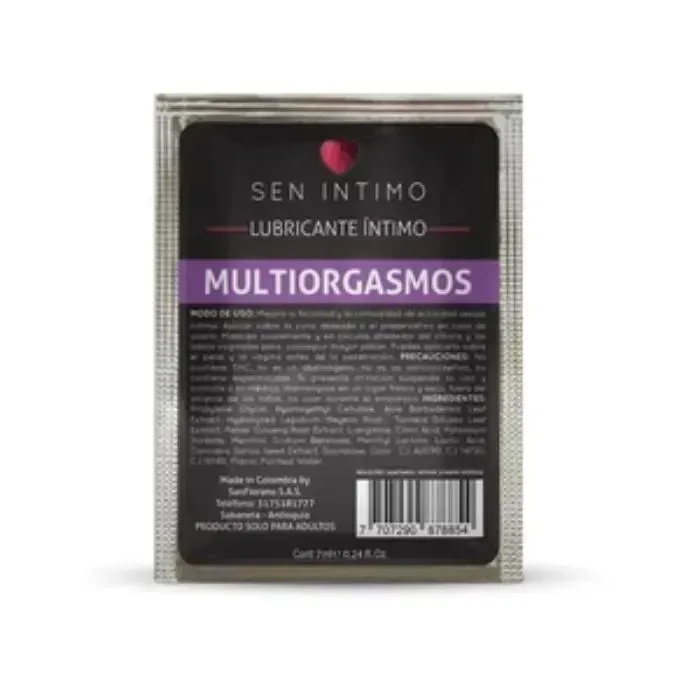 Bala Vibradora Con Orejas De Conejo + Sachet Lubricante Multiorgasmo Sen Intimo 7 Ml