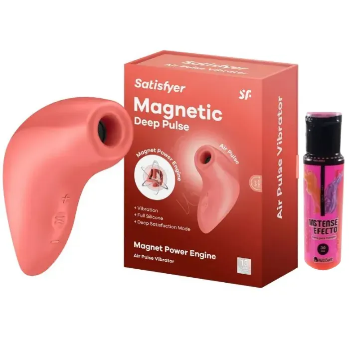 Satisfyer Vibrador Succionador Magnetic Deep Pulse + Obsequio