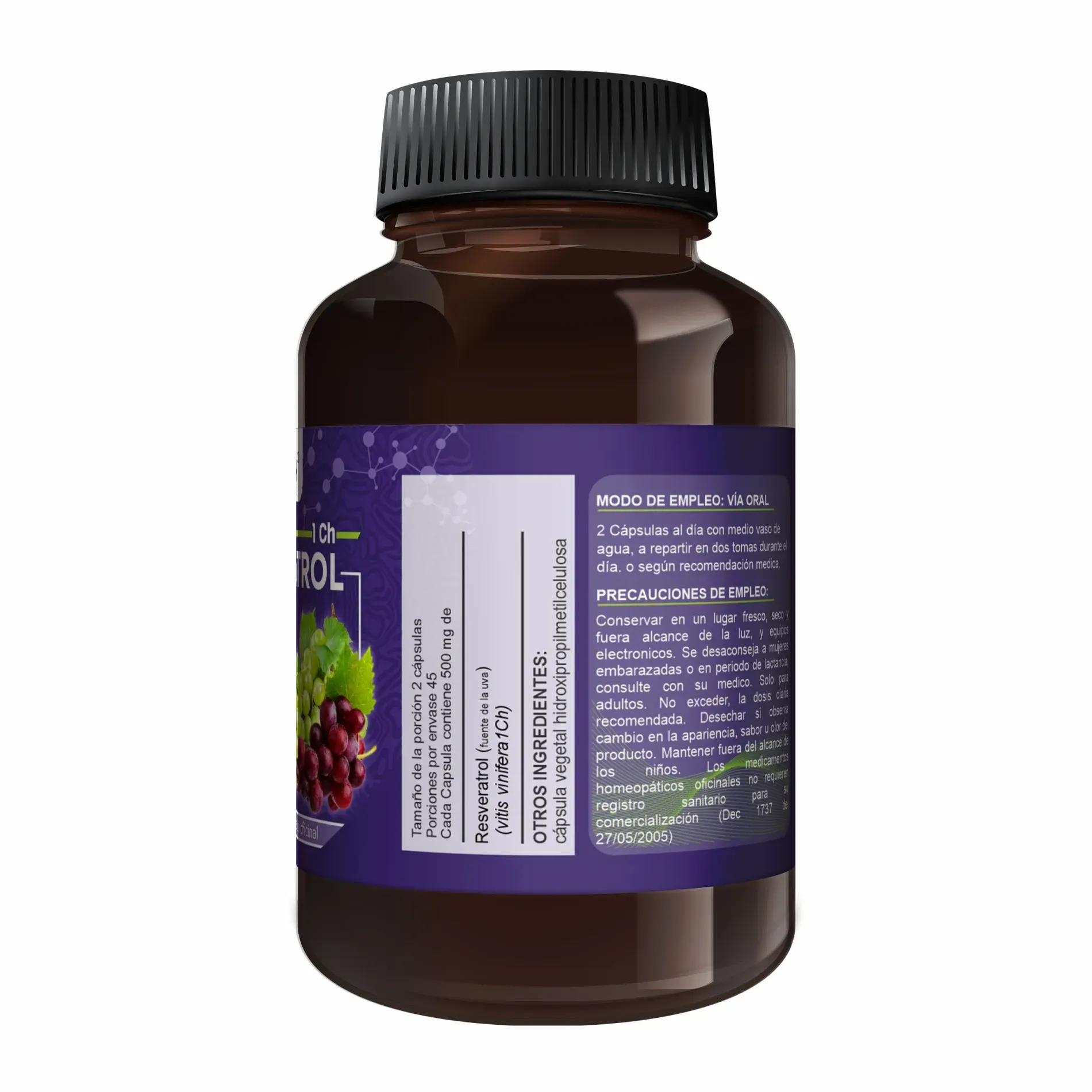 Resveratrol 1.000 Mg x 90 Capsulas