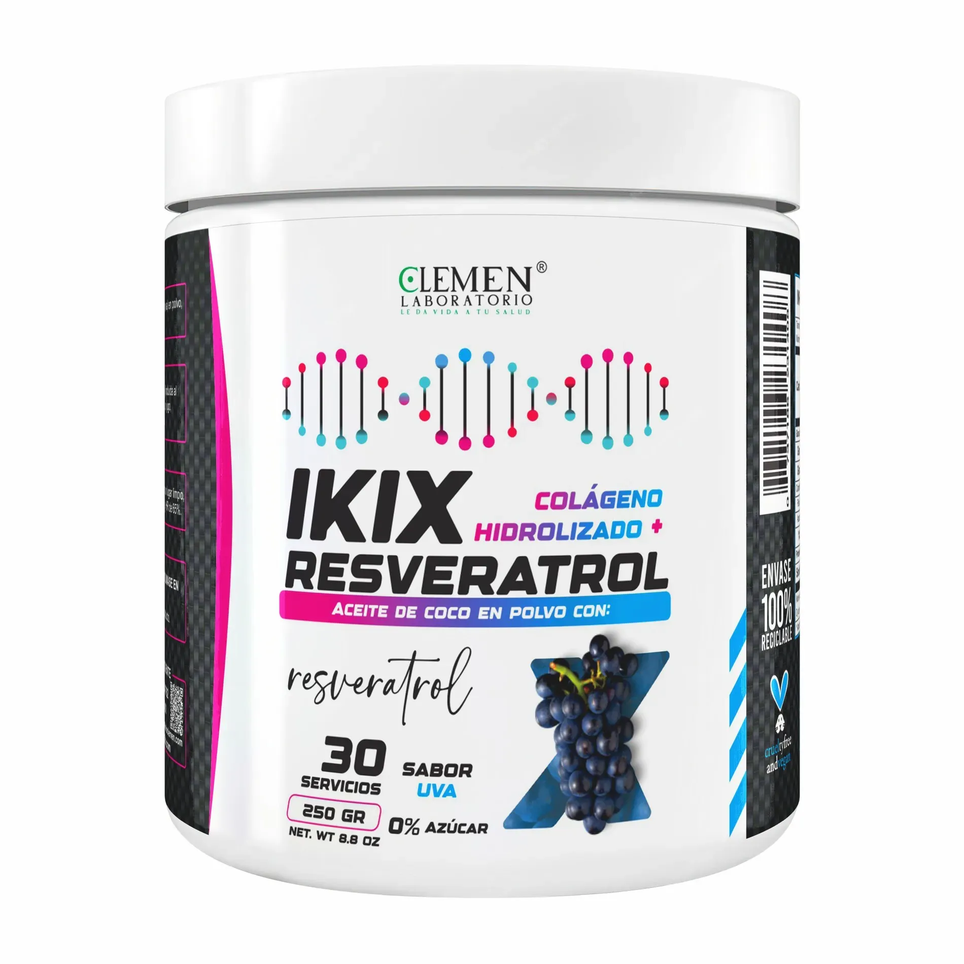 Resveratrol + Colageno Hidrolizado x250 gr.