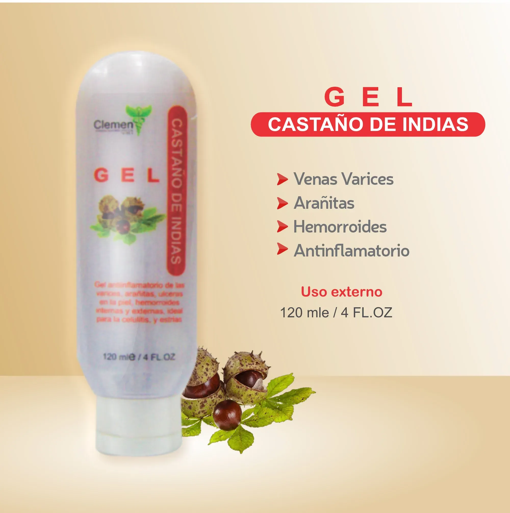 Gel Castaño de Indias