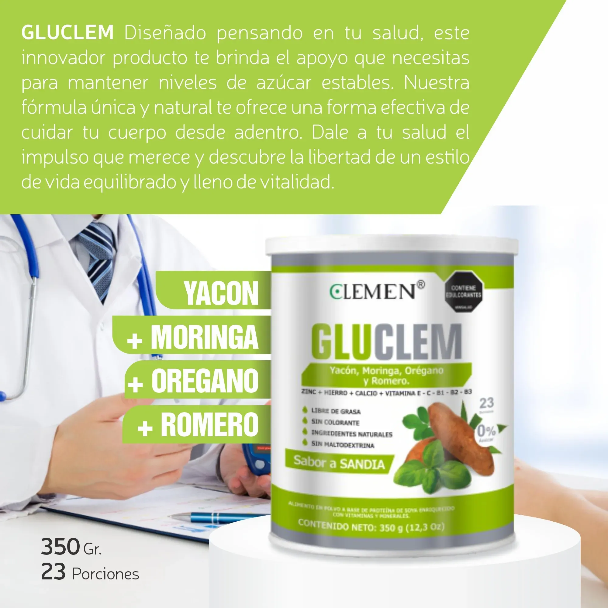 Gluclem Regulador Natural de Glucosa