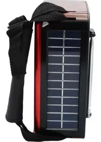 Radio Retro Solar Vintage Portatil Bluetooth Mp3