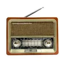 La radio retro ktf-1668 con AM/FM y Bluetooth recuerda los viejos tiempos