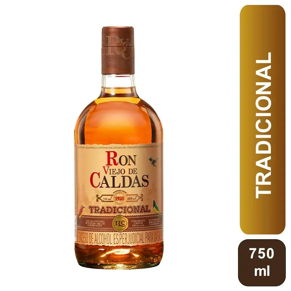 Ron Viejo De Caldas Tradicional botella (750 ml)