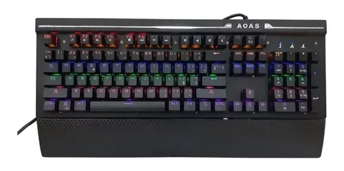 Teclado Gamer RGB AS-808 Mecánico