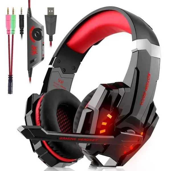 Diadema Gamer KOTION EACH G9000 Roja