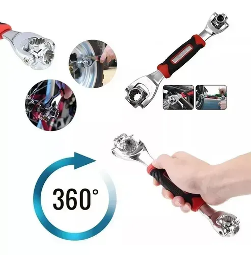 Llave Inglesa Multiusos Wrench 48 En1 Universal Profesional