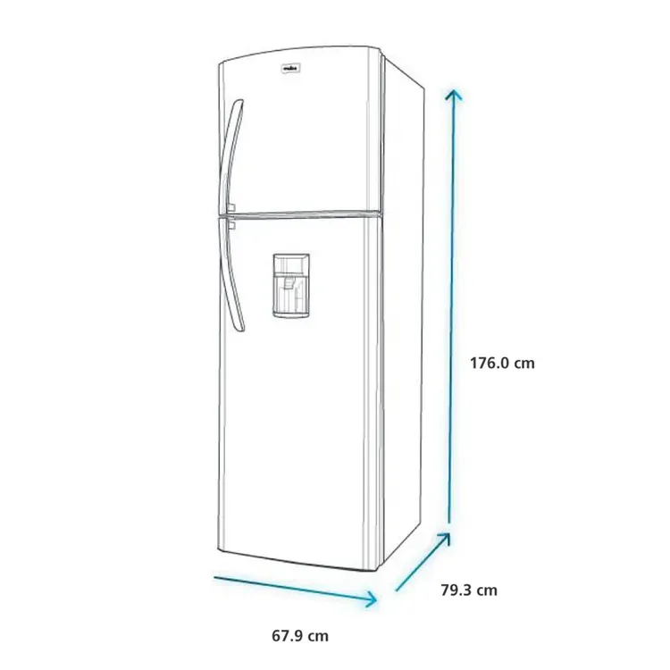 Nevera Mabe 421 Litros Platinum