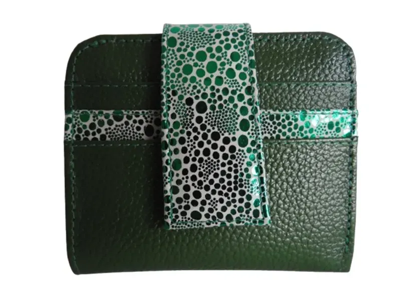 Billetera Mini en Cuero Para Mujer CALZADO GUERREROS CB-007 Verde